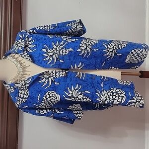 Blue Floral Men's Shirt